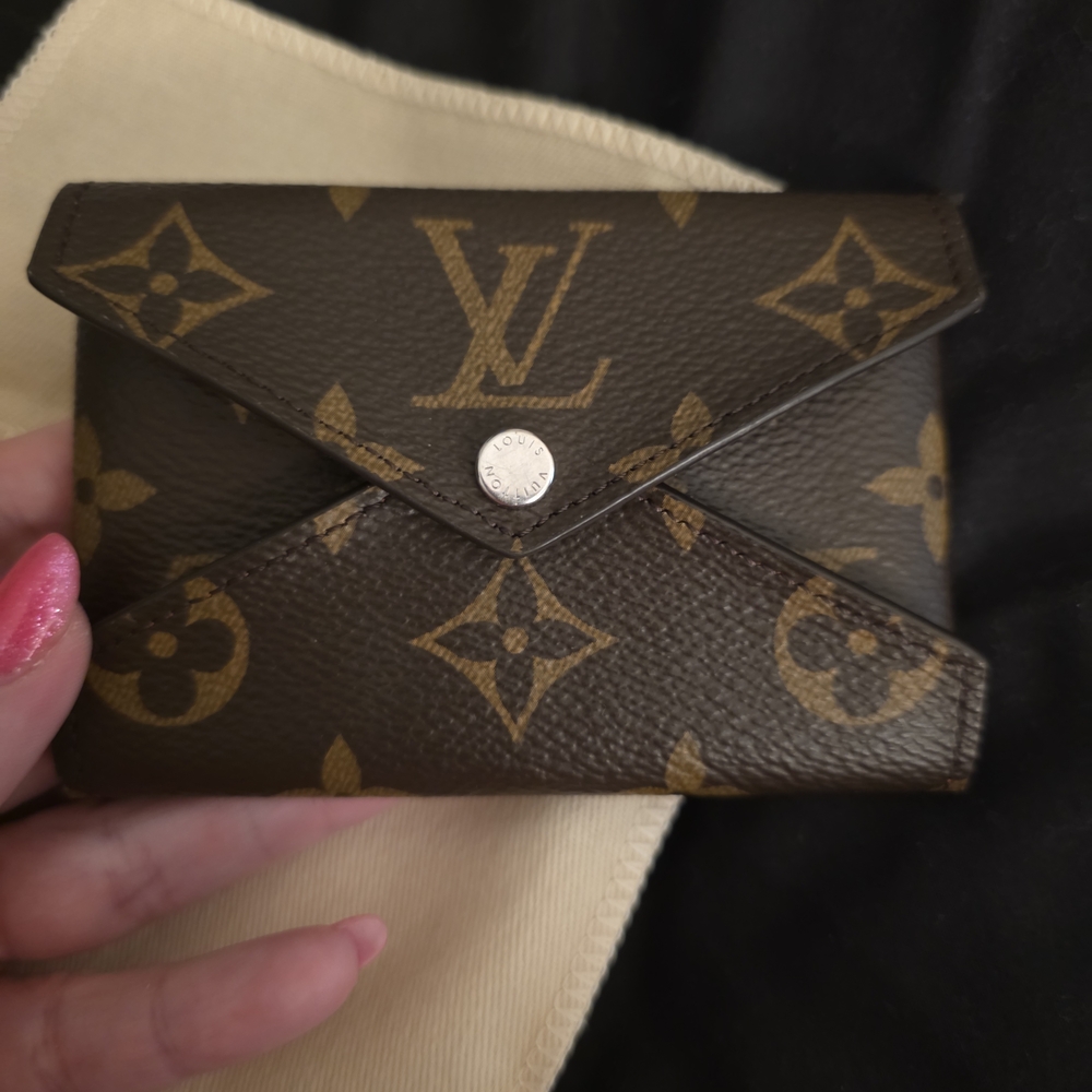 Louis Vuitton Monogram Canvas Envelope Card Case - Brown & Gold Monogram